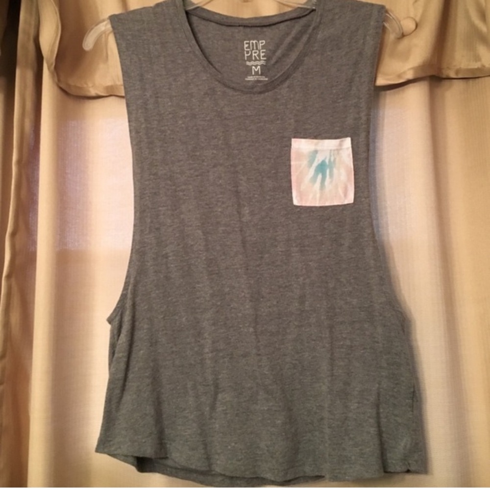 Tie Dye Pocket Muscle Tank